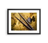 Affiche Poster 40x30cm Tableaux Image Photo Boussole aventure voyage Wall Art