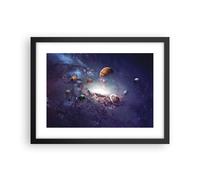 Affiche Poster 40x30cm Tableaux Image Photo Cosmos Planètes Les étoiles Wall Art