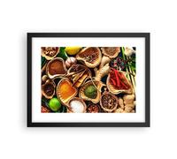 Affiche Poster 40x30cm Tableaux Image Photo Cuisine nourriture herbes épices Art
