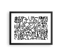 Affiche Poster 40x30cm Tableaux Image Photo Dessin Bande dessinée Graffiti Art