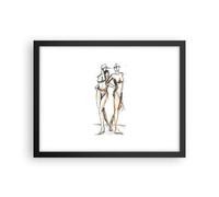 Affiche Poster 40x30cm Tableaux Image Photo Dessin Design Mode Wall Art