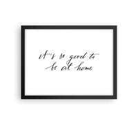 Affiche Poster 40x30cm Tableaux Image Photo Devise Chance Maison Wall Art