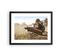 Affiche Poster 40x30cm Tableaux Image Photo Enfance Avion Jouet Wall Art