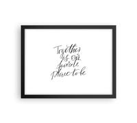 Affiche Poster 40x30cm Tableaux Image Photo Ensemble Notre Lieu Wall Art