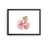 Affiche Poster 40x30cm Tableaux Image Photo Femme Artiste Mode Wall Art
