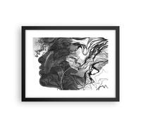 Affiche Poster 40x30cm Tableaux Image Photo Femme Ligne Art. Wall Art