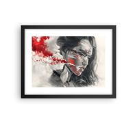 Affiche Poster 40x30cm Tableaux Image Photo femme visage art Wall Art