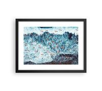 Affiche Poster 40x30cm Tableaux Image Photo Flamants roses Caraïbes Oiseaux Art