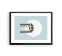 Affiche Poster 40x30cm Tableaux Image Photo Formes roue lignes Wall Art