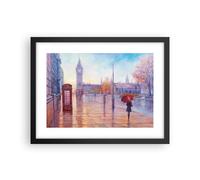 Affiche Poster 40x30cm Tableaux Image Photo Grand Ben Parapluie Wall Art