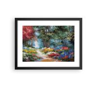 Affiche Poster 40x30cm Tableaux Image Photo Impressionnisme Nature Forêt Art