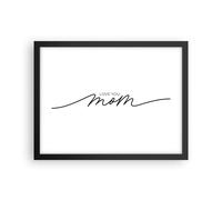 Affiche Poster 40x30cm Tableaux Image Photo Je t'aime maman Wall Art Decoration
