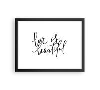 Affiche Poster 40x30cm Tableaux Image Photo La vie est belle Wall Art