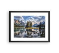 Affiche Poster 40x30cm Tableaux Image Photo Lac Paysage Nature Wall Art