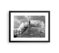 Affiche Poster 40x30cm Tableaux Image Photo Lanterne Mer Portugal Wall Art