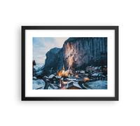 Affiche Poster 40x30cm Tableaux Image Photo Lauterbrunnen Suisse Vallée Wall Art