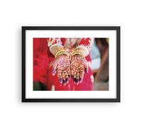Affiche Poster 40x30cm Tableaux Image Photo Mains Oriental Patterns Wall Art