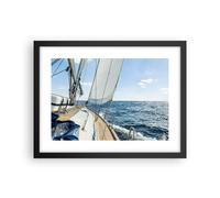 Affiche Poster 40x30cm Tableaux Image Photo mer croisière voile Wall Art