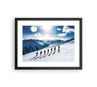 Affiche Poster 40x30cm Tableaux Image Photo Montagne Randonnée Tops Wall Art