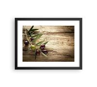 Affiche Poster 40x30cm Tableaux Image Photo Olive italie arôme régime Wall Art