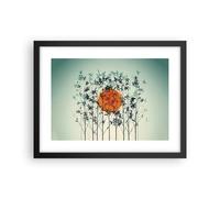 Affiche Poster 40x30cm Tableaux Image Photo Ouest Le Soleil Herbe Wall Art
