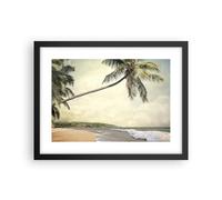 Affiche Poster 40x30cm Tableaux Image Photo Paume Plage Île Wall Art Decoration