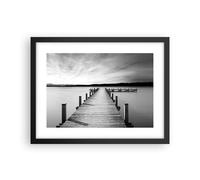 Affiche Poster 40x30cm Tableaux Image Photo Pont Paix Eau Wall Art Decoration