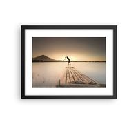 Affiche Poster 40x30cm Tableaux Image Photo Radeau Ouest Le Soleil Wall Art