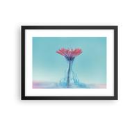 Affiche Poster 40x30cm Tableaux Image Photo Rose Marguerite Encre Wall Art