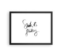 Affiche Poster 40x30cm Tableaux Image Photo Sourire moi-même vendredi Wall Art