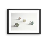 Affiche Poster 40x30cm Tableaux Image Photo Symbole Boule Cube Wall Art