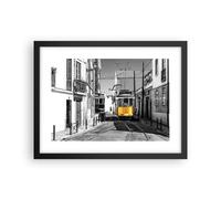 Affiche Poster 40x30cm Tableaux Image Photo Tram Portugal Lisbonne Wall Art