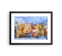 Affiche Poster 40x30cm Tableaux Image Photo vieille ville immeuble Wall Art