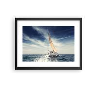 Affiche Poster 40x30cm Tableaux Image Photo Voile yacht voyage Wall Art