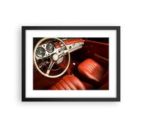 Affiche Poster 40x30cm Tableaux Image Photo Voiture Intérieur Classique Wall Art