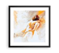 Affiche Poster 40x40cm Tableaux Image Caractère l'amitié l'amour le mariage Art