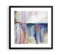 Affiche Poster 40x40cm Tableaux Image Photo Abstraction Peintures Huile Wall Art