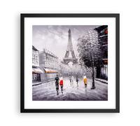 Affiche Poster 40x40cm Tableaux Image Photo Architecture paris eiffle france Art