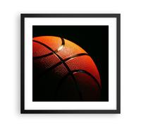 Affiche Poster 40x40cm Tableaux Image Photo Basket-ball jeu sport Wall Art