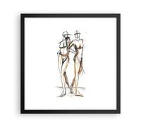Affiche Poster 40x40cm Tableaux Image Photo Dessin Design Mode Wall Art