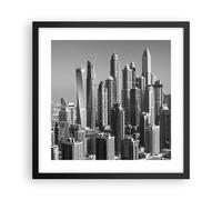 Affiche Poster 40x40cm Tableaux Image Photo Gratte-ciel Photographie Dubaï Art