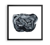 Affiche Poster 40x40cm Tableaux Image Photo L'Abstraction Black Flou Wall Art