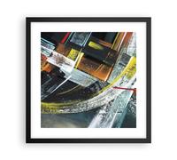 Affiche Poster 40x40cm Tableaux Image Photo L'Abstraction Graffiti Coloré Art