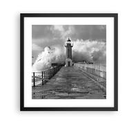 Affiche Poster 40x40cm Tableaux Image Photo Lanterne Mer Portugal Wall Art