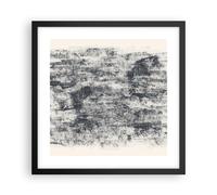 Affiche Poster 40x40cm Tableaux Image Photo Noir Arrière Plan Peinture Wall Art