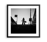 Affiche Poster 40x40cm Tableaux Image Photo Ombre Photographie Escaliers Art