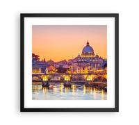 Affiche Poster 40x40cm Tableaux Image Photo Rome Italie basilique histoire Art