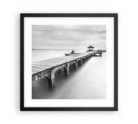 Affiche Poster 40x40cm Tableaux Image Photo Thaïlande baie plage pont Wall Art
