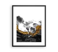 Affiche Poster 40x50cm Tableaux Image Abstraction Renversé Contraste Wall Art