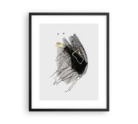 Affiche Poster 40x50cm Tableaux Image Abstraction Sombre Peintures Wall Art